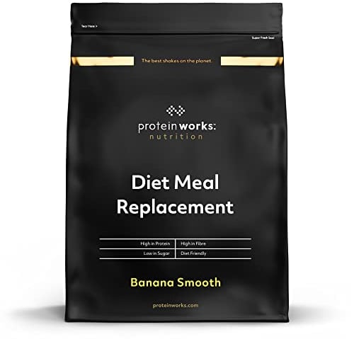 Protein Works - Diet Meal Replacement, Banana Smooth, Nutrient Dense Complete Meal, Immunity Boosting Vitamins, Affordable, Healthy And Quick, 14 Meals, 1kg