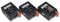 vhbw 3X Tintenpatronen kompatibel mit Canon Faxphone B220, B340, B190, B200, B160, B170, 160, B140, B150, B110 Drucker - Schwarz (Wiederaufgefüllt)