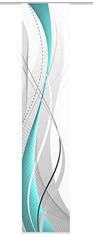 Home fashion Schiebevorhang, Türkis