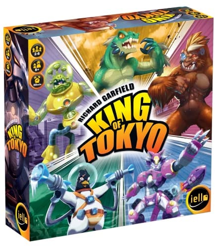 Iello , King of Tokyo Game (2016 Edition) , Board Game , Ages 8+ , 2-6 Players , 30 Minutes Playing Time - Englische Sprache