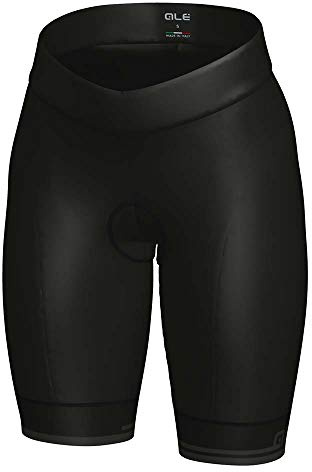 Alé Cycling Damen Pragma Classico Ll Radhose, Schwarz/Anthrazit, XXL