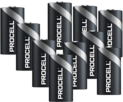 wns-emg-world Pack Compatibile con Duracell Procell CR123A High Power - Confezione da 10 batterie al litio CR17345