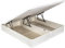What The Sleep I Canapé Abatible de Madera Gran Capacidad I 180x200 I Montaje en Domicilio y Retirada Usado Incluido I Tapa 3D I Color Blanco I Esquinas Redondeadas I Alta Durabilidad | Storage Bed