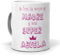 mundohuevo - Taza Cerámica AAA para Mamá y Abuela - Diseño Personalizado y Multiusos - Apta para Microondas y Lavavajillas - Caja Reutilizable - 350 ml Cerámica