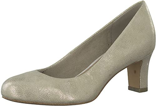 Jana 8-22470-20, Scarpe décolleté Donna, Oro ( GOLD MET STR ), 38 EU Larga
