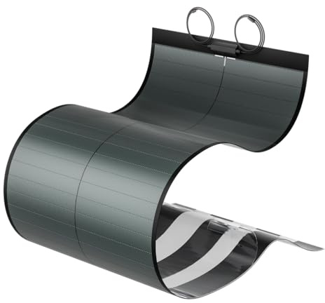 BougeRV Yuma Panneau solaire flexible 200 W CIGS à couche mince, le panneau solaire le plus flexible avec ruban adhésif pour une installation facile