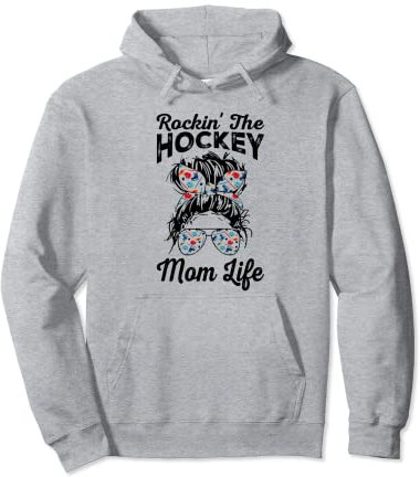 Rockin' the Hockey Mom Life Pullover Hoodie