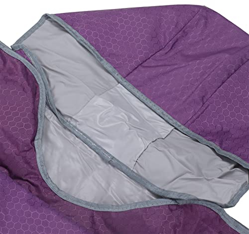 MISETA 180x80cm Sauna Blanket Far Infrared, Body Wrap Sauna Heating Blanket for Weight Loss for Home, SPA, Beauty Salon(Purple)