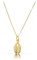 Made by Nami 925 Sterling Silber Halskette • Silber oder Gold • Minimalistische Damen Kette mit Anhänger • Filigrane Halskette für Frauen & Mädchen • Geschenk-Idee inkl. Geschenkbox (Muschel Gold)
