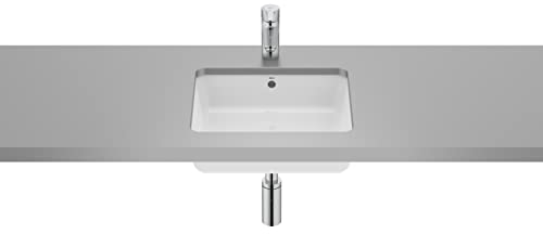 Roca A3270YE000 Lavabo The Gap Square 400x350x160mm Porcelana Bajo Encimera Color Blanco