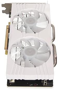 Jectse 8 GB GDDR5 256-Bit-Gaming-Grafikkarte, 1284 MHz GPU-Takt, 7000 MHz Speichertakt, Zwei Lüfter, und HD-Ausgang, für RX580 8 GB, PCI Express 3.0 X 16