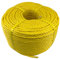 8mm Yellow Polypropylene Rope x 50 Metre Coil, Cheap Nylon Twisted Poly Ropes Draw Cord - RopeServices UK