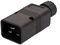 JSADZKJ IEC 320 C20 Adapter C20 Männlich IEC C20 Männlich IEC C20 Mount Connector Sockel 16A 250V AC Netzstecker C20 DIY Abnehmbar Netzstecker Adapter