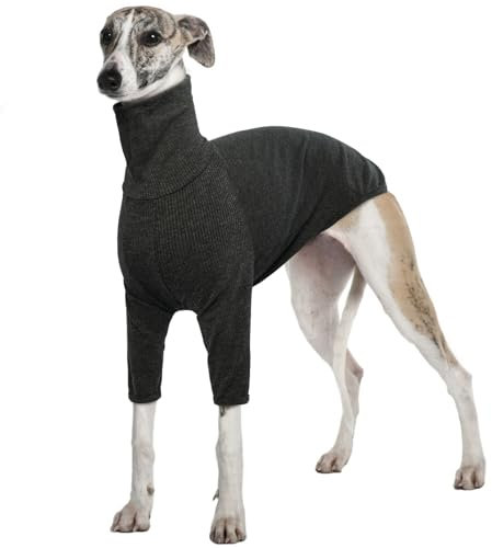 Windhund Winter Mantel, Warm Windhund Jacke Shirt Windhund Hundepullover Grosse Hunde Winterpullover Windhund Hundepullover Windhund(Grau, 3XL)