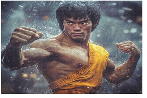 Bruce Lee Puzzles Für Erwachsene Kinder - Familienspaß 1000pian Puzzles Für Erwachsene Teenager DIY Home Entertainment Spielzeug 1000 PCS