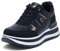 JOMIX Sneakers da Donna Casual Comfort Scarpe da Ginnastica per Camminare e Correre Fitness WSC250048-1 (Nero,39)