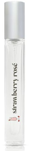 Just Juice Strawberry Rosé - Strawberry Perfume for Women and Men - Raspberry, Rose, Vanilla Musk Notes - Mini Travel Perfume - 10 ml