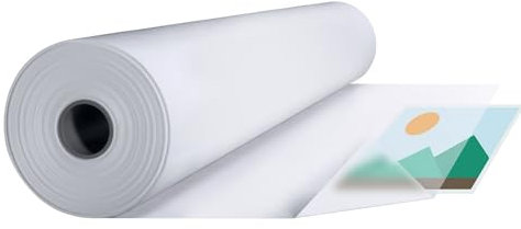 Transparentpapier Rolle 91,4 cm x 10 m | 90 g/m² | Glattes, starkes Transparentpapier für technische Zeichnungen, Entwürfe & Schnittmuster | Made in Germany