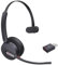 Yealink WH64 Hybrid DECT& Bluetooth Wireless Headset with Mic for Work, Bluetooth Headphones with DECT Dongle, 3X Mic, 492ft Range,26H Talk Time, Office Portable Single On Ear Headsets for PC Laptop
