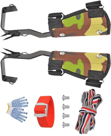 Baumkletter-Set | Sicherheitssturzstopp, Zubehör zum Klettern von Bäumen, für Paararbeiten, Dacharbeiten, Bauarbeiten, Felsräume, Bergrettung und