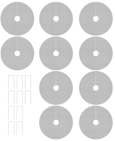 Lot de 10 cache-pots de fleurs personnalisables et découpables, grille de plantation découpable, résistante aux intempéries, pour animaux domestiques, mousse, chatons, chiens, écureuils ou autres