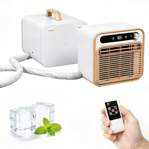 GAORUTO Condizionatore Split Portatile 5000 BTU, Climatizzatore Mobile con Telecomando, Raffreddamento Silenzioso, Timer 12H per Camera, Camper, Roulotte & Campeggio 1.5m-Pipe
