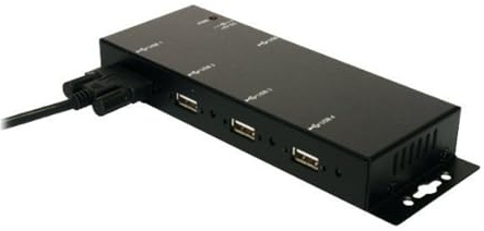 Exsys EX-1166HMV USB 2.0 Hub Screwable Metal 4 Ports