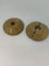 A4 Tech x2 (OC) 10mm Oak Lacquered Pipe Covers/Rad Rings/Pipe Rose/Collar- Fits 10mm micro-bore