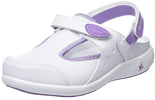 Oxypas CARIN Damen Sicherheitsschuhe, Weiß (Lila), 39 EU