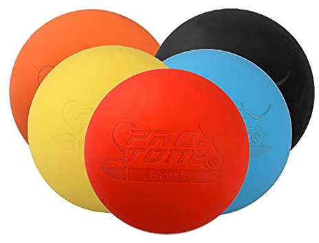 PROTONE - Lacrosse Ball/massageball für Triggerpunktmassage Crossfit Physiotherapie (rot)