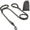 Sweetie - Guinzaglio per cani resistente, nero con 2 comode maniglie imbottite, lungo 1,5 m per animali di taglia media e grande, riflettente, resistente alle intemperie e O-ring. nero.