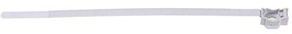 Fischer FF 16-63 Fascetta per tubi e cavi, range di serraggio 16-63 Mm, ideale per Tubo Rigido, 40 pezzi, Bianco, 519809