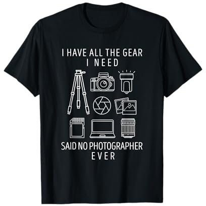 Fotograf T-Shirt Fotografie Lustiges Geschenk Shirt T-Shirt