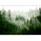 murando - Photo Wallpaper Forest Fog 350x256 cm - Wall Mural Deco Premium Non-woven Art Print Wallpaper for Living Room - Home Decoration Bedroom Kitchen Wall Paper - Nature Landscape c-B-0533-a-b