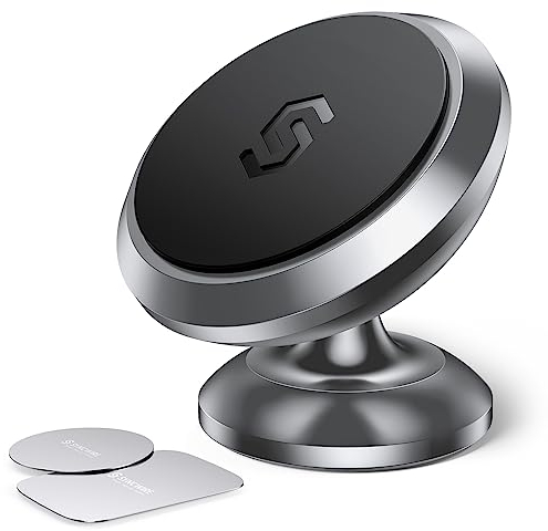SYNCWIRE Car Phone Holder - Magnetic Phone Mount 360° Rotatable Phone Mount Sticky Magnetic Mounts Dashboard Phone Stand Cradle for iPhone Samsung Huawei Sony Xiaomi GPS