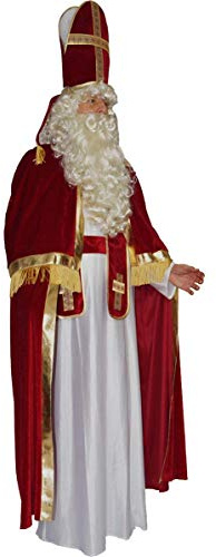 MAYLYNN Kostüm Bischof Nikolaus Weihnachtsmann, Größe:XXL