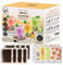 Bubble/Boba Tea Kit with Instant Tapioca Pearls and Milk Tea Powders | Makes 8 Drinks | Assorted Fruity Flavours include Taro, Mango, Honeydew, Strawberry in Individual Sachets by Moriyama Teahouse