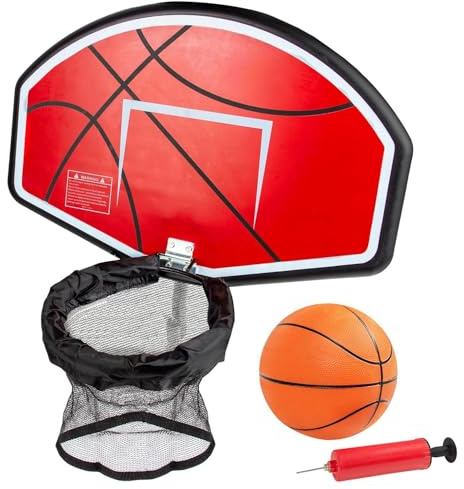 VirtuFit Trampolinkorb - Basketballring - mit Kugel