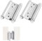 Roberee 3 Pulgadas Bisagra Doble, 2 Pcs Bisagra Puerta Acero Inoxidable Bisagra Resorte Doble Acción Resistente Bisagra Cierre Automático para Salón Bar Cafe Cocina Baño Cobertizo Puerta Dormitorio