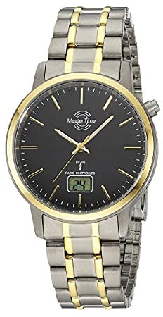 Master Time Funk Quarz Herren Uhr Analog-Digital mit Titan Armband MTGT-10753-11M