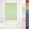 Straight Edge Dim-Out Roller Blind - Easy Fit Home Office - 120cm Width x 160cm Width Drop - Lime Green