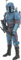 Star Wars Hasbro The Black Series 15 cm große The Mandalorian Death Watch Mandalorian Figur, Kids ab 4 Jahren, Multi (F4350)