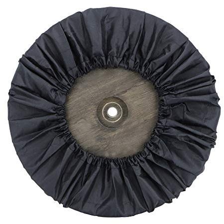 Rollstuhl-Schutzhülle, Radabdeckung, schwarz, kompakt, wiederverwendbar, Polyester für (großes Rad)