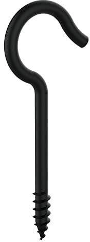 National Hardware N820-106 Ceiling Hooks, #6, 3-3/8, Storm Shine Finish