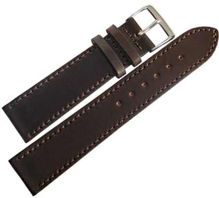 Fluco Uhrband Cordovan Shell Uhrenarmband 2. Wahl 18mm braun Galopper-NL
