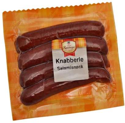 Original Radeberger Knabberle Salamisnack 160 Gramm