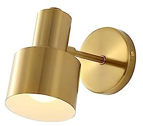 Mengjay E27 Vintage Industrielle Wandleuchte Gold Retro Wandlampe,Metall Wandleuchten Innen Vintage Design Wandbeleuchtung für Wohnzimmer Schlafzimmer Treppenhaus Flur Cafe