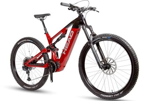 Head Unisex – Erwachsene Muret 2.0 Full Suspension E-Mountainbike E-Fully, rot/schwarz, 52