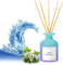 SCENTORINI Raumduft Diffusor, Räumduft Diffusor, Duftstäbchen Raumerfrischer, Lufterfrischermit Duft der Ozean, für Räume, Bäder, Büros, Schränke, Natürliche Duftöle (100ml) mit 6 Rattanstäbchen