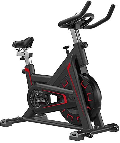 Indoor Exercise Bike Fully Wrapped Flywheel With High Safety Indoor Silent Exercise Bike Fitness Equipment With Tablet Computer Stand Uprigh (Indoor Sport)